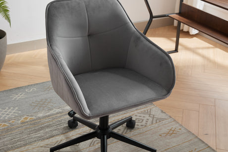 Velvet Office Desk Chair, Modern Home Desk Chair with Wheels , Vanity Chairs for Living Room, Bedroom,Study Room - V.I.P Digital Presence