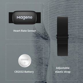 Magene McKing Heart Rate Belt Sensor Cycling Computer Heart Rate Monitor Heart Rate Waterproof Bluetooth ANT+ - V.I.P Digital Presence