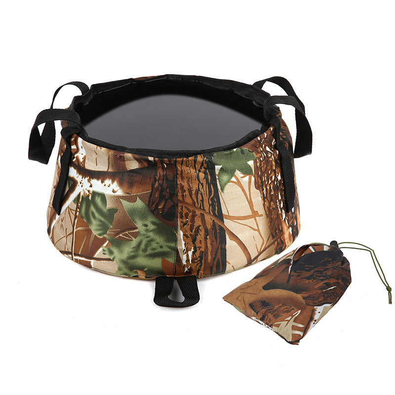 Outdoor Folding Bucket, Portable Water Tank, Large Capacity Water Storage Bag, Mountain Camping, Travel, Washbasin - V.I.P Digital Presence