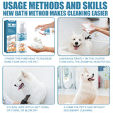 Pet Dry Cleaning Mousse Body Wash For Young Cats And Dogs Wash Free To Remove Odor And Smooth Hair Cleaning - V.I.P Digital Presence