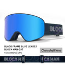 Cover Ski Glasses Winter Outdoor Sports Goggles Double Layer Anti Fog Single Double Plate Snow Goggles - V.I.P Digital Presence