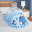 Baby mosquito net cover baby crib Mongolian yurt full face mosquito proof cover children's foldable bottomless mosquito net