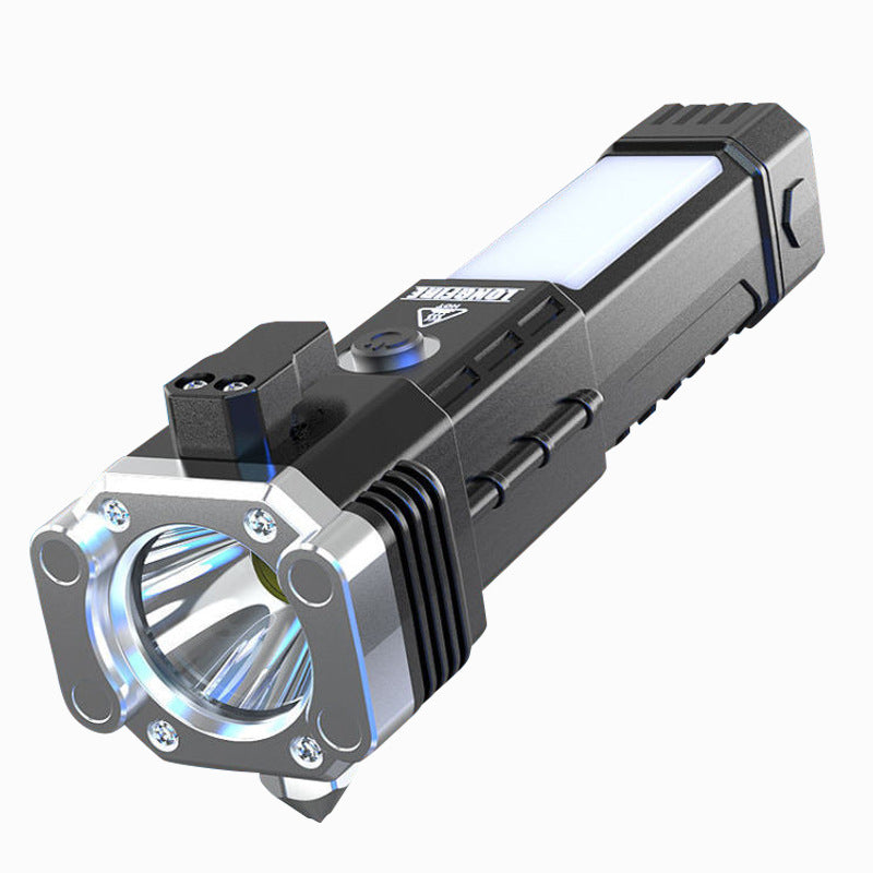 Multifunctional Safety Hammer Outdoor Auto Repair Work Light Charging Treasure Emergency Broken Window Escape Car Glare Flashlight - V.I.P Digital Presence
