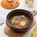 Japanese Casserole Little Bear Household Baby And Child Supplementary Food Open Fire Ceramic Stewed Pot Small Soup Pot Sand Pot - V.I.P Digital Presence
