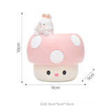 Horticultural Cartoon Creative Fun Mushroom Resin Flower Pot Container Desktop Landscape Potted Flower Utensils - V.I.P Digital Presence