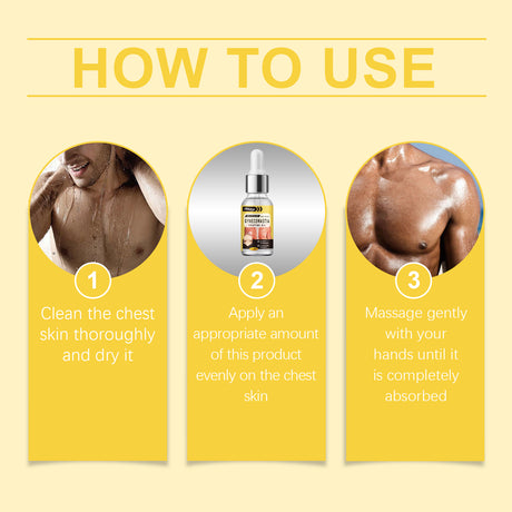 South Month Men's Chest Care Essential Oil, Chest Firming And Lifting Nourishing Skin Elasticity Care Oil - V.I.P Digital Presence