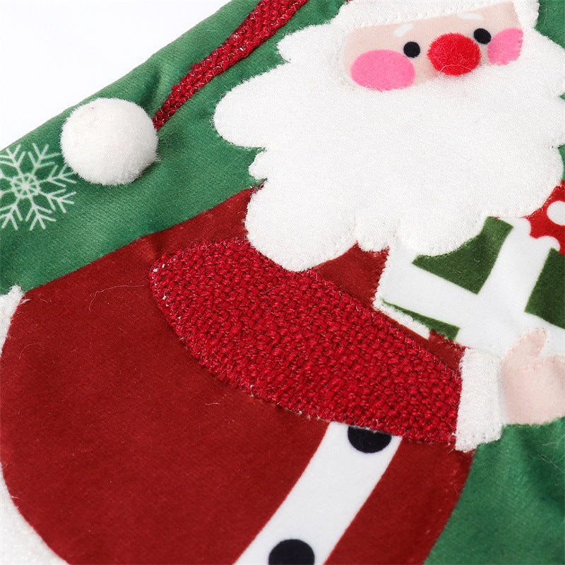 Christmas decorations Christmas pendants Christmas socks Santa Claus snowman velvet socks Christmas socks gift bags - V.I.P Digital Presence