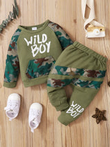 Children's Camouflage Top and Pants Set - V.I.P Digital Presence