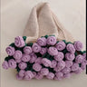 60cm New Creative Rose Bouquet Blanket (Finished), Crocheted Flower Bouquet Gift for Girlfriend - V.I.P Digital Presence