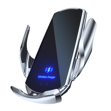 Q3 car wireless charging mobile phone holder 15W induction opening and closing car navigation stand supplies - V.I.P Digital Presence
