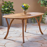 Acacia Wood 70" Dining Table - V.I.P Digital Presence