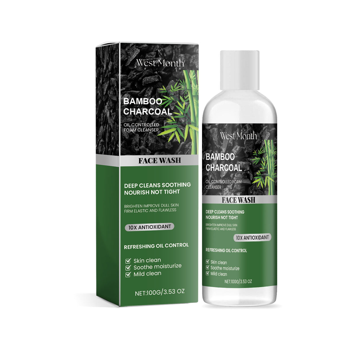 Charcoal Facial Cleanser Cleans Facial Skin From Oil And Dirt, Keeps Moisturizing, Refreshing And Oil Controlling - V.I.P Digital Presence