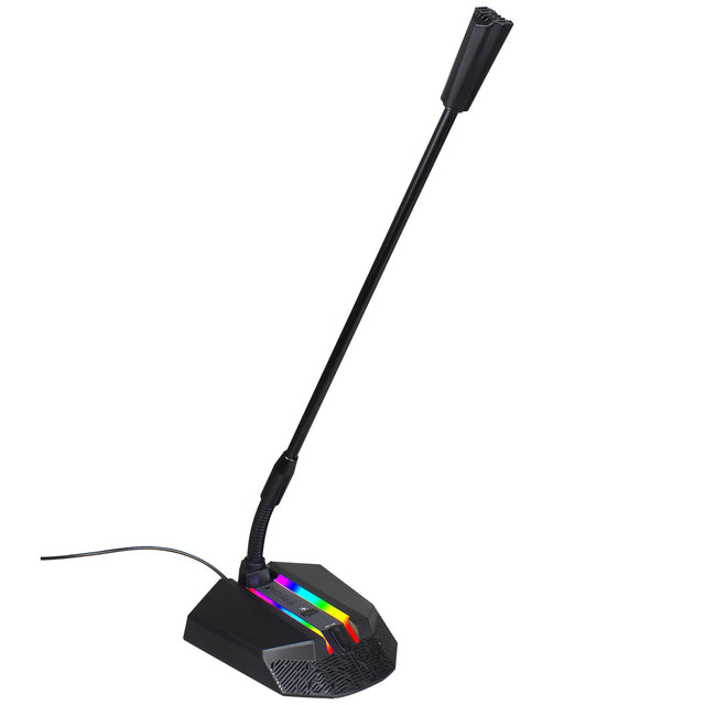 New desktop RGB luminous condenser microphone live broadcast shouting microphone gaming microphone - V.I.P Digital Presence