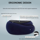 Travel Neck Pillow Memory Foam U-shaped Pillow Snail Style Travel Neck Support Portable Adjustable Soft Noon Break Sleep Pillows - V.I.P Digital Presence