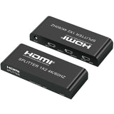 HDMI Distributor 1x2 4K60HZ Series HDMI One In Two Out Divider HD Video Same Screen Device - V.I.P Digital Presence