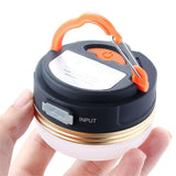 Mini luces portátiles para acampar, 3 W, LED, impermeables, para tiendas de campaña, lámpara colgante de noche, recargable por USB