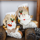 Christmas Decorative Socks Gift Bag Candy Bag Jewelry Gold 3D Christmas Socks Gift Bag - V.I.P Digital Presence
