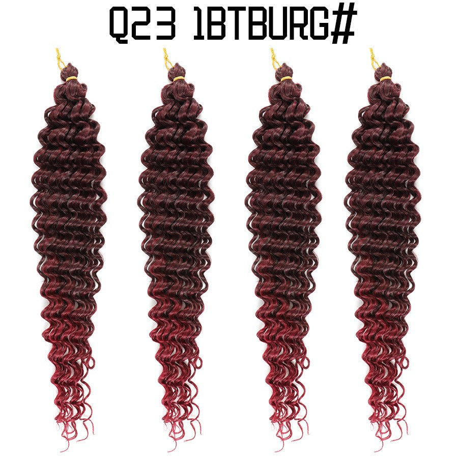 African crochet hair wig Deep Wave hair Latin American curly braided hair fluffy - V.I.P Digital Presence