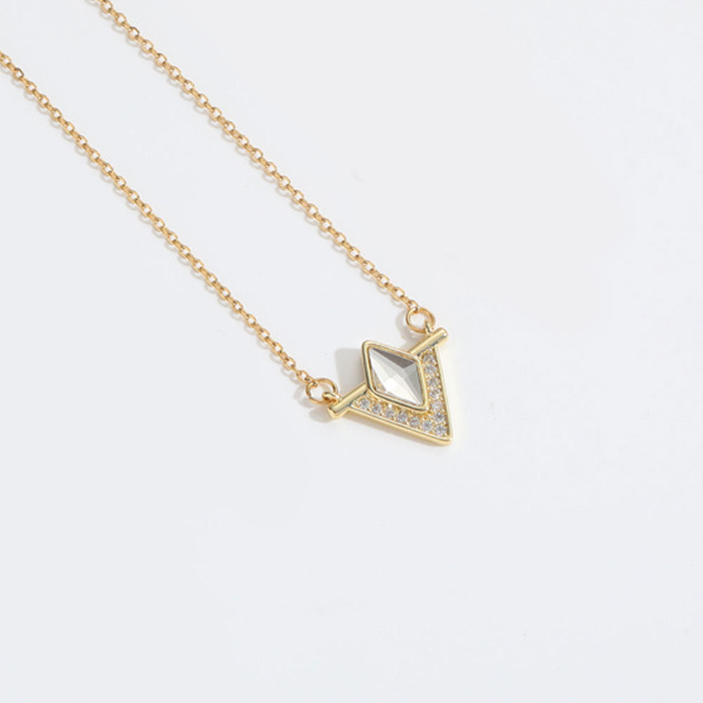 Roman retro flag design pendant necklace for women's collarbone chain - V.I.P Digital Presence