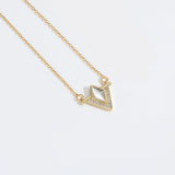 Roman retro flag design pendant necklace for women's collarbone chain - V.I.P Digital Presence
