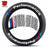 [One-piece set] Tire letter sticker one-piece set One-piece set Suitable for 4 tires No accessories included - V.I.P Digital Presence