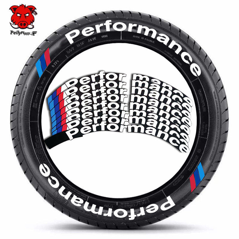 [One-piece set] Tire letter sticker one-piece set One-piece set Suitable for 4 tires No accessories included - V.I.P Digital Presence