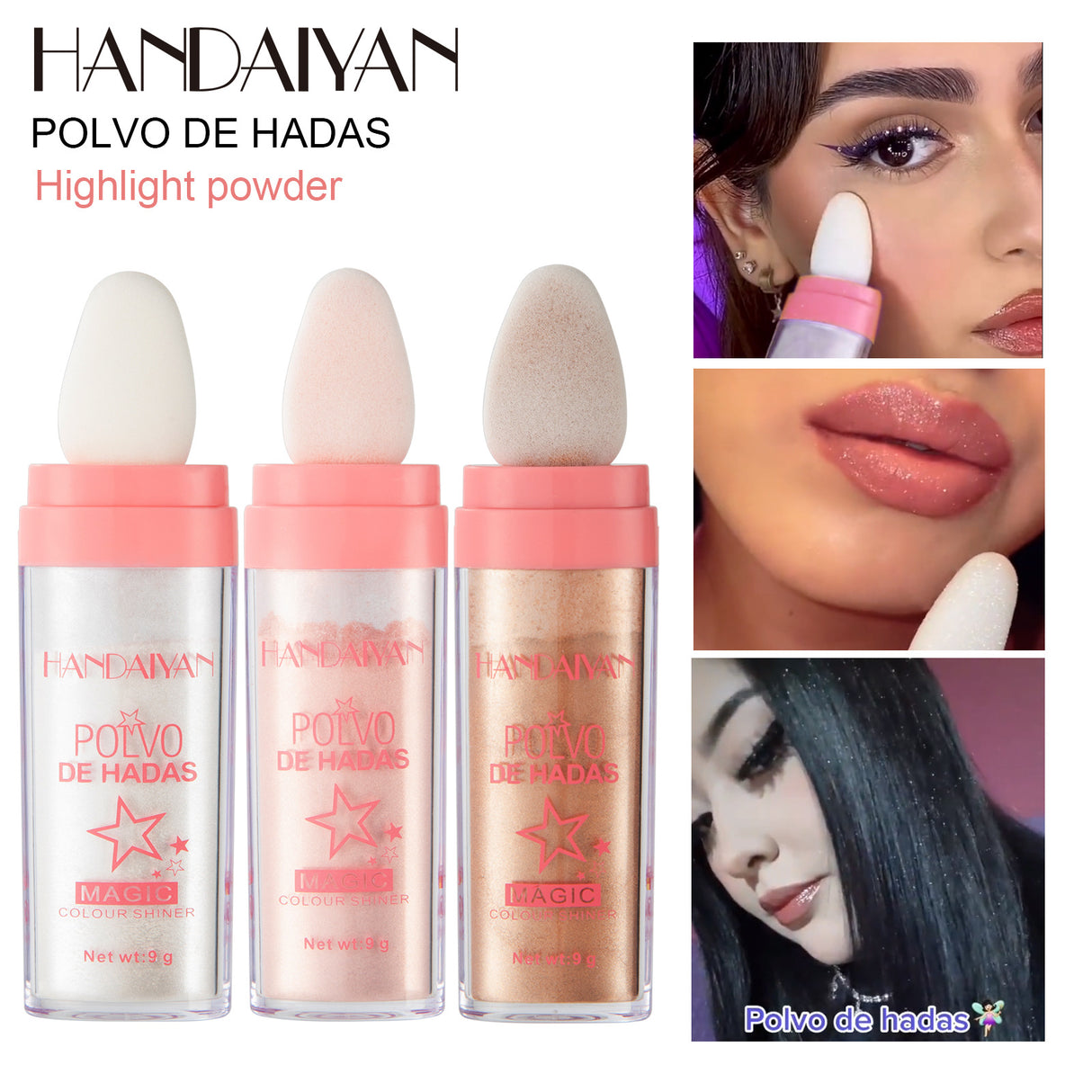 Highlighting Pat Powder Full Body Highlighting Natural Three-Dimensional Repair Blush Makeup - V.I.P Digital Presence