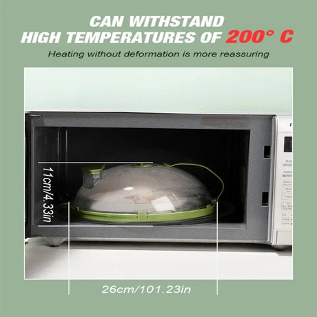 Microwave anti splash cover heat-resistant food heating cover food preservation cover oil proof cover - V.I.P Digital Presence