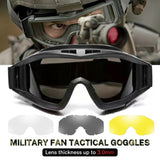Military Tactical Goggles Outdoor Windproof Sports Army Airsoft Shooting Glasses Cycling Mountaineering Eyewear UV400 - V.I.P Digital Presence