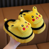 Winter children's cotton slippers, cute cartoon home for girls, warm and non slip indoor and outdoor baby cotton shoes, parent-child shoes, winter - V.I.P Digital Presence
