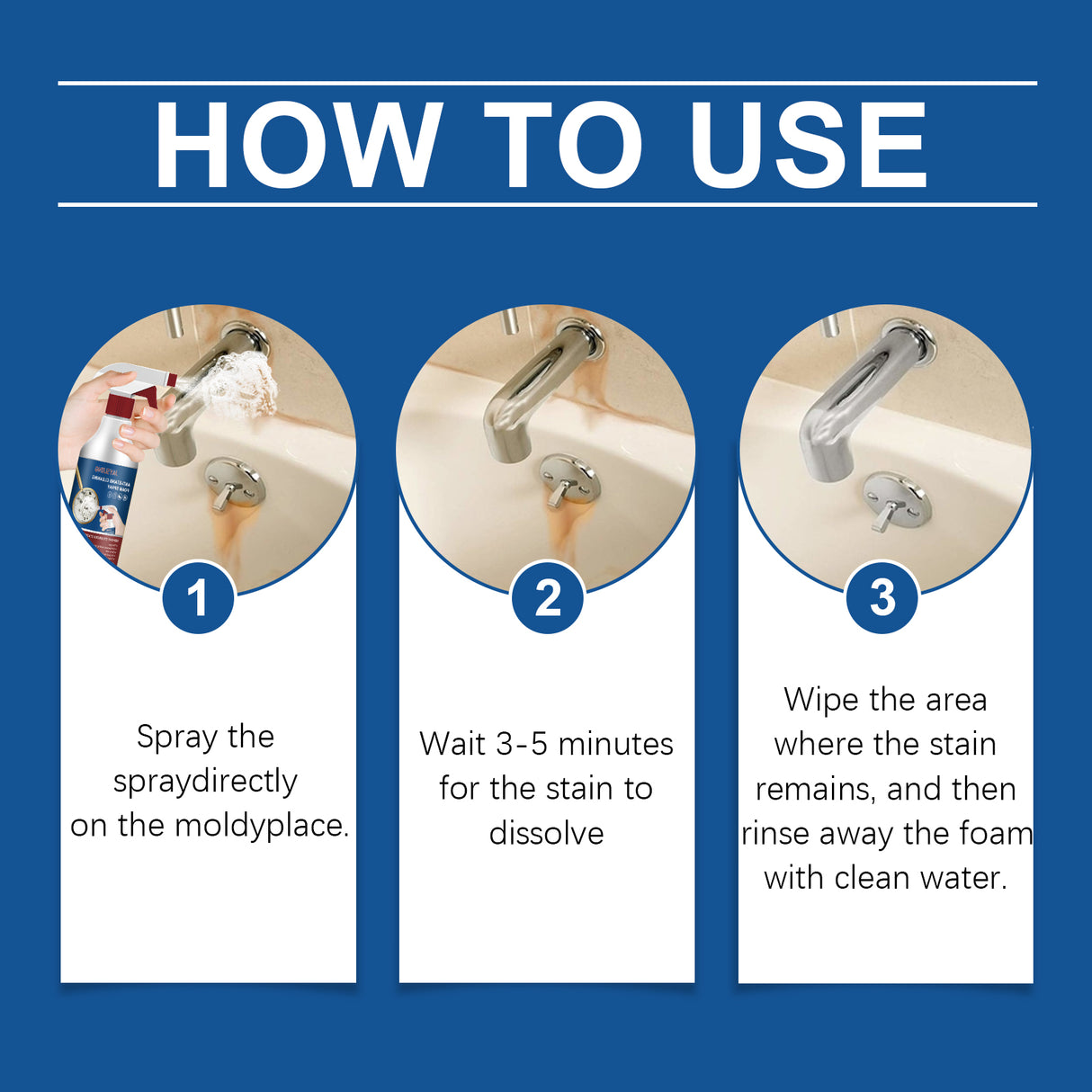 Bathroom Foam Cleaning Spray, Bathroom Wall Stain Removal Multi-Purpose Foam Cleaning Spray - V.I.P Digital Presence