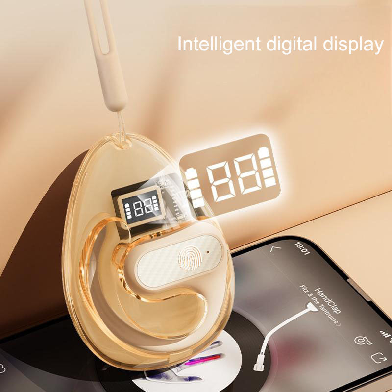 Z68 Pro Transparent Open Bluetooth Earphones OWS Intelligent Digital Display Ultra Long Battery Life Sports - V.I.P Digital Presence