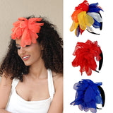 Oversized and exaggerated handmade fabric flower versatile headband - V.I.P Digital Presence