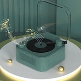 Retro Atomic Vinyl Bluetooth Speaker Hif Sound Long Battery Life Mini Record Player Rotary Speaker with Built-in Battery - V.I.P Digital Presence