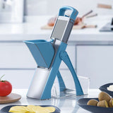 Multifunctional Vegetable Chopper and Fruit Slicer Set - Manual Food Grater and Cutter for Potatoes - V.I.P Digital Presence