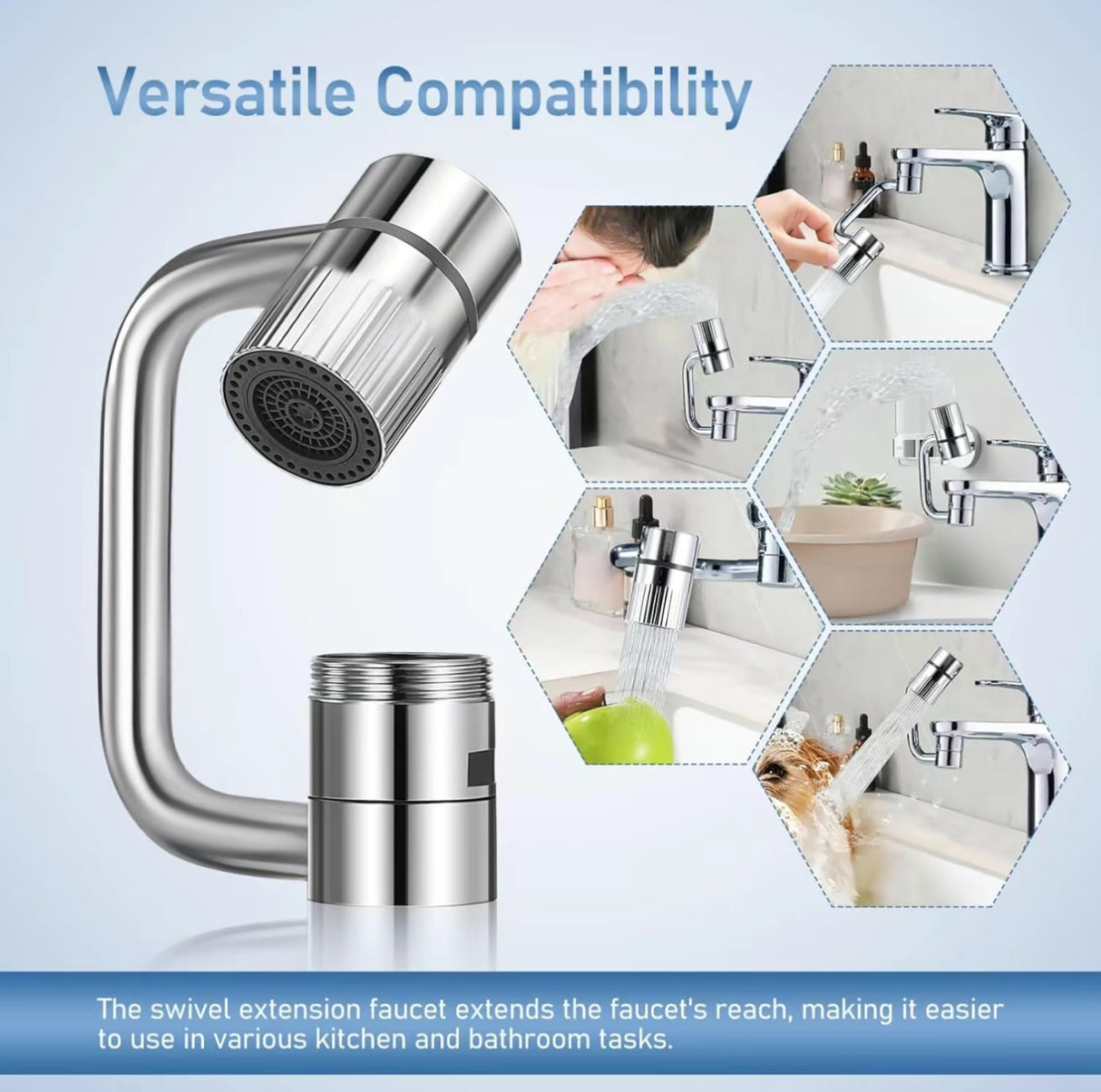 AquaSpin Faucet Extender