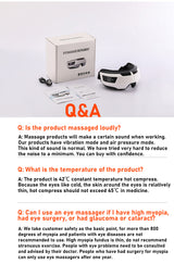 Eye Massager Vibration Therapy Air Pressure Heating Massage Relax Health Care Fatigue Stress Bluetooth Music Improve Vision - V.I.P Digital Presence