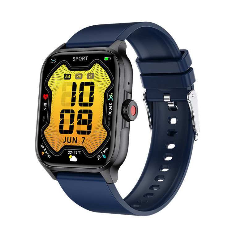 New QX15 smart watch Bluetooth call HD screen rotating button heart rate blood oxygen waterproof sports - V.I.P Digital Presence