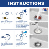 JUE-FISH Drain Gel Pipe Unclogger, Kitchen Bathroom Sewer Odor Cleaning Dissolves Dredging To Prevent Clogging - V.I.P Digital Presence