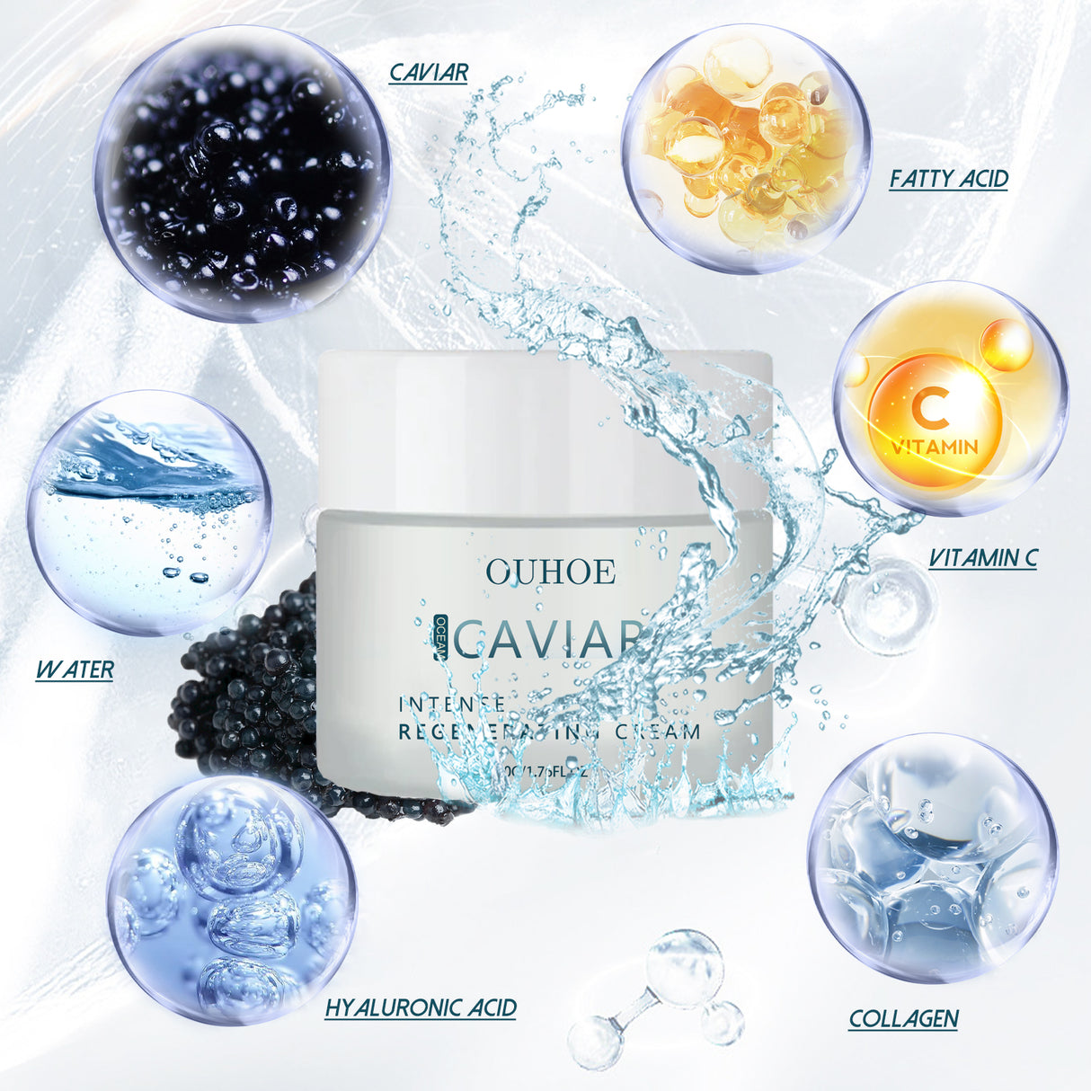 Caviar Essence Revitalizing Face Cream, Hydrating Firming Soft Skin And Anti-Wrinkle Face Cream - V.I.P Digital Presence