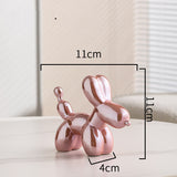 Nordic Light Luxury Creative Electroplating Balloon Dog Living Room Home TV Cabinet Tea Table Decoration Desktop Small Ornaments - V.I.P Digital Presence