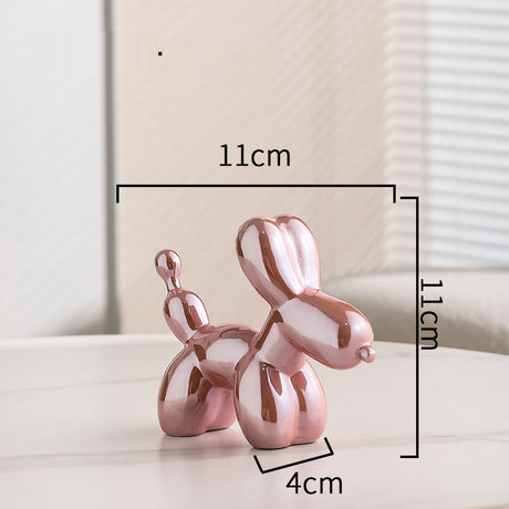 Nordic Light Luxury Creative Electroplating Balloon Dog Living Room Home TV Cabinet Tea Table Decoration Desktop Small Ornaments - V.I.P Digital Presence