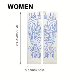Reflexology Socks Women Foot Massage Meridian Acupoint Reflex Area Acupoint Socks And Foot Acupoint Illustration Socks for Foot - V.I.P Digital Presence