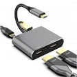 Type-C hub to dual HDMI PD USB3.0 hub for mobile phones, laptops, and multi port docking stations - V.I.P Digital Presence