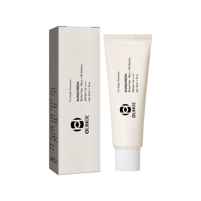 Rice Probiotic Protective Cream, Refreshing Anti-UV Moisturizing Face Protective Cream - V.I.P Digital Presence