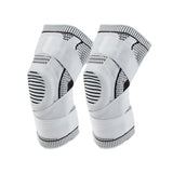 Sports silicone knee pads for mountaineering basketball with compression straps to support breathable meniscus joint protective gear - V.I.P Digital Presence