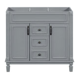 36'' Bathroom Vanity without Top Sink Cabinet only Modern Bathroom Storage Cabinet with 2 Soft Closing Doors and 2 Drawers - V.I.P Digital Presence