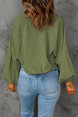 Half Snap Long Sleeve Sweatshirt - V.I.P Digital Presence