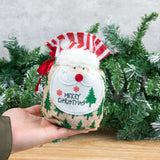 Christmas Apple Bag Accessories Linen Cartoon Santa Claus Snowman Gift Bag Candy Bag Gift Bag - V.I.P Digital Presence