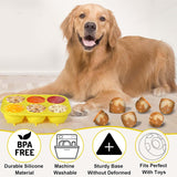 6 - cavity dog treat molds , compatible with Woof & Power Chewer Pupsicle, silicone for frozen treats, reusable for Pupsicle toy - V.I.P Digital Presence
